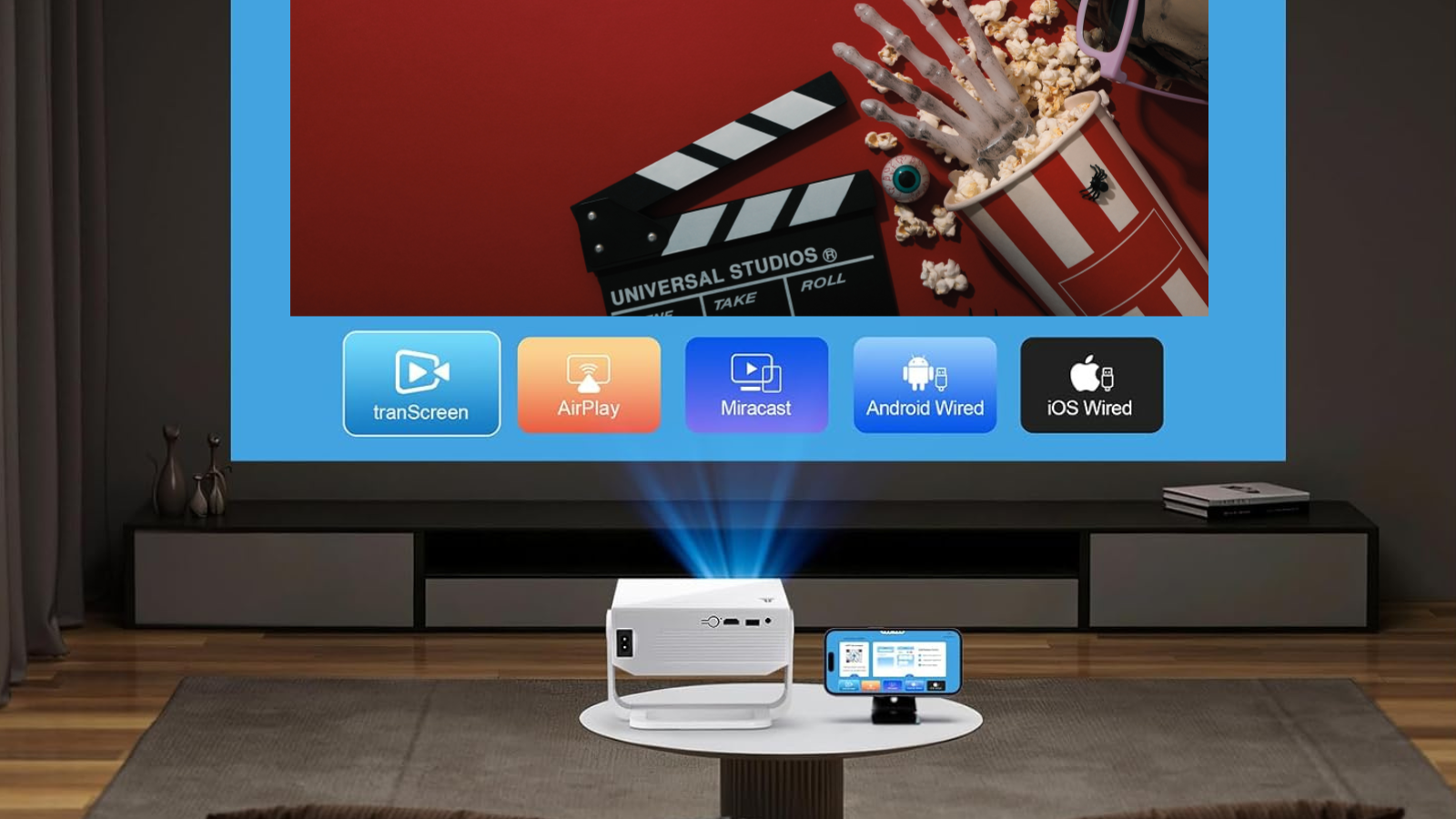 Este proyector Android 14 baja a 99,99€: ¿una buena opción
