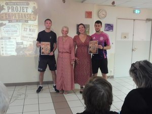 Gramat. Los dos Ehpad reunidos en torno a una película