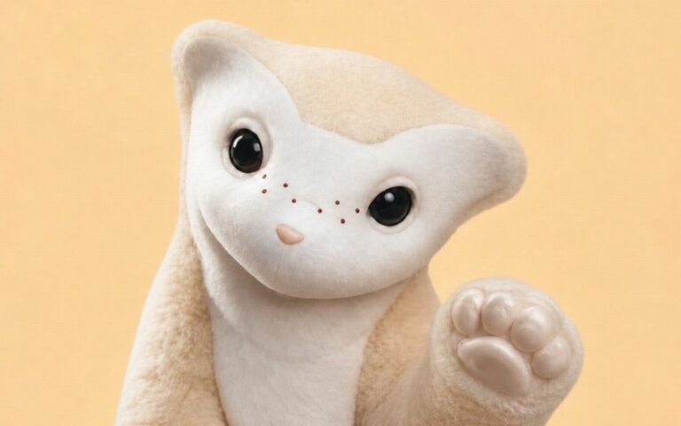 Un robot de compañía en lugar de un verdadero animal,