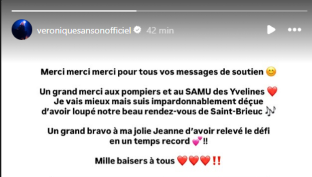 «Voy mejor»: Véronique Sanson ofrece noticias tranquilizadoras tras su hospitalización