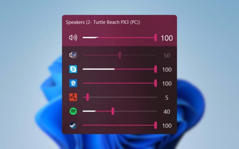 Antes del mezclador de Windows 11, estaba EarTrumpet: y sigue