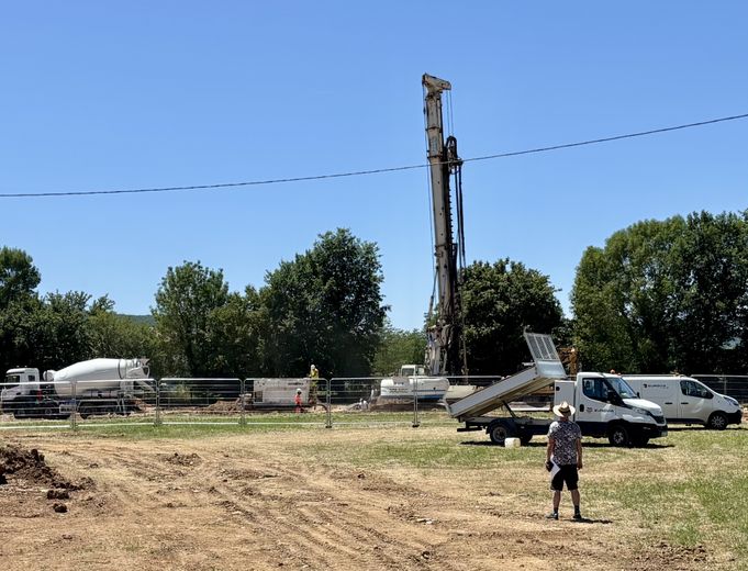 Los grandes trabajos han comenzado: el "Polo oftalmológico del valle