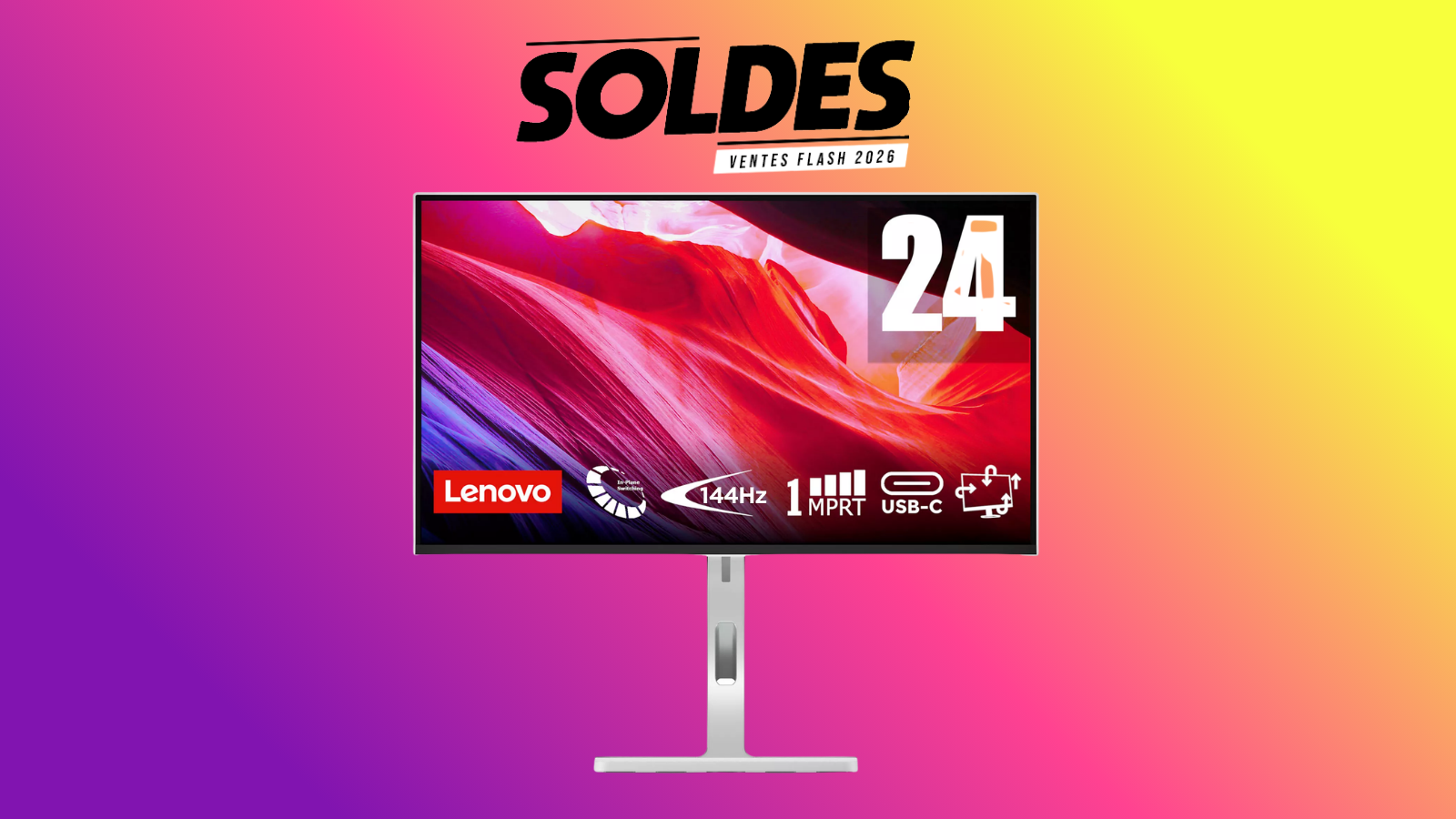 Un cable USB-C para todo: este monitor Lenovo está en