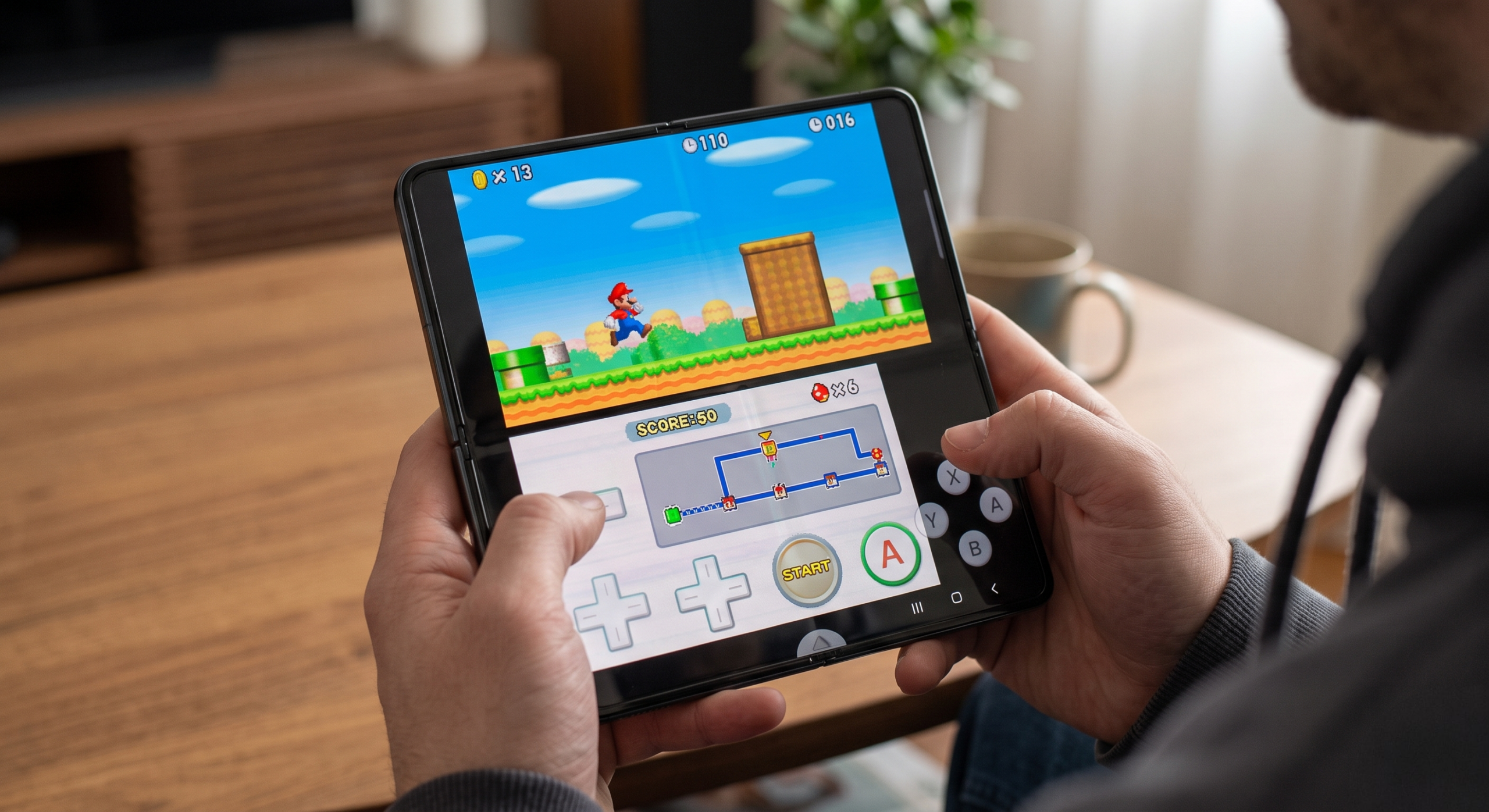 Android 17: un juego para Nintendo DS para dispositivos plegables