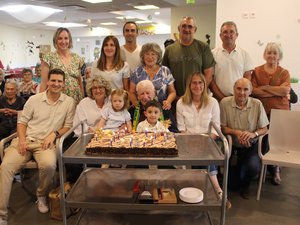 Bélesta. Yves Orliac, un centenario bien rodeado en el "Sapin