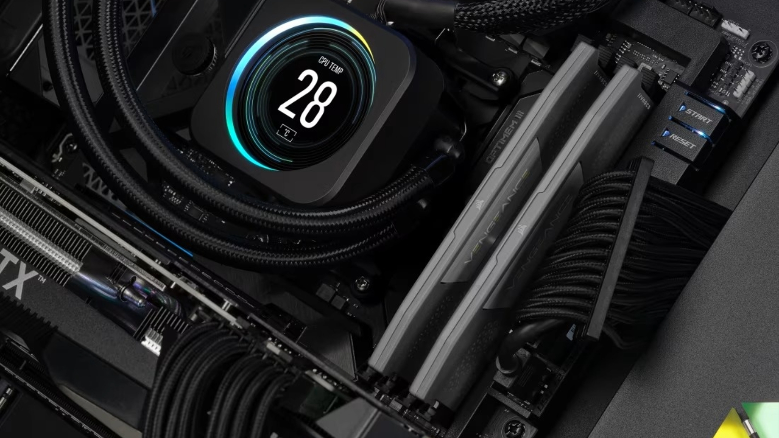 Este kit de 2x16 Go de RAM DDR5 Corsair a