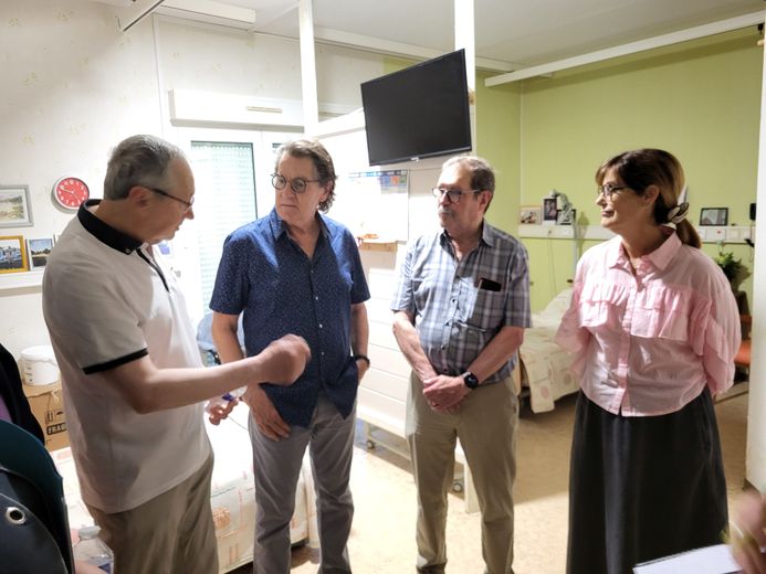Francis Cabrel, el premio Nobel Alain Aspect y la presidenta