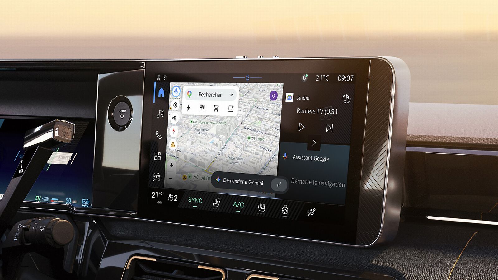 Renault integra Gemini, la IA de Google, en sus coches: