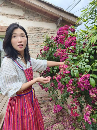 Tarn-et-Garonne: Jisuk Jung realiza rituales coreanos con plantas de su