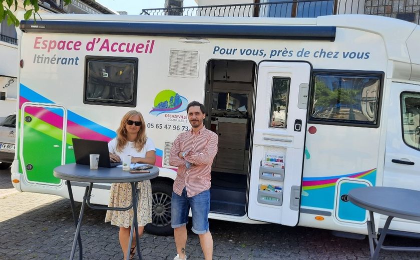Una intercomunalidad de Aveyron apuesta por una autocaravana para acercarse