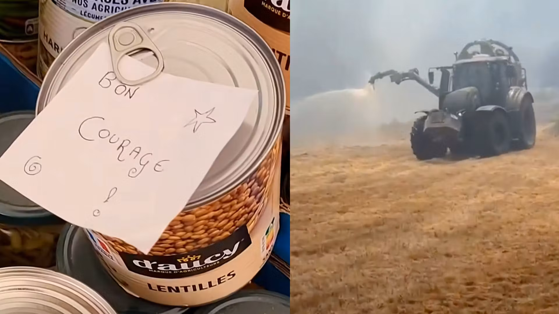 Ante los incendios, agricultores y ciudadanos organizan la solidaridad con