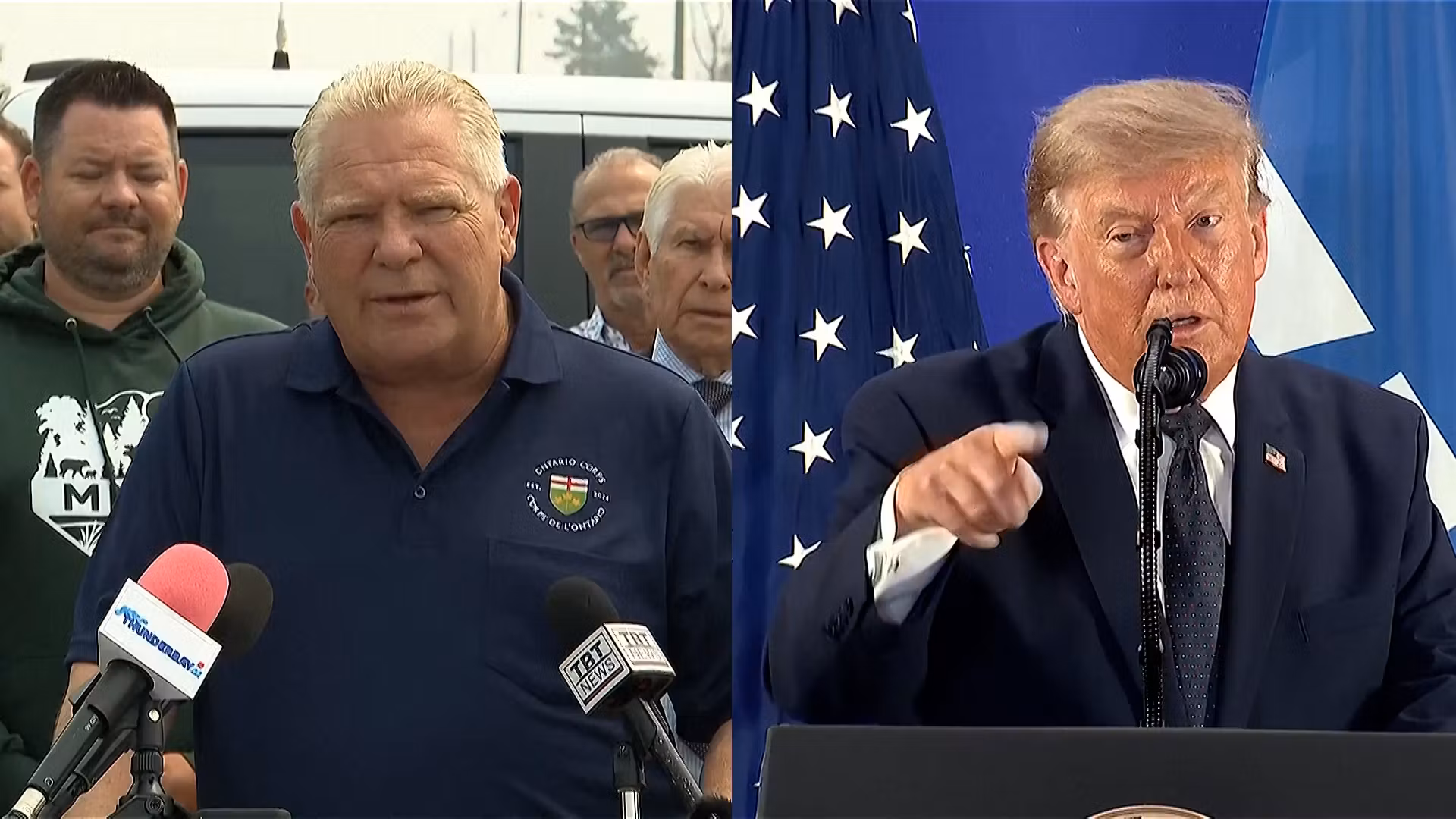 Ontario responde tras la amenaza de Trump contra Canadá y