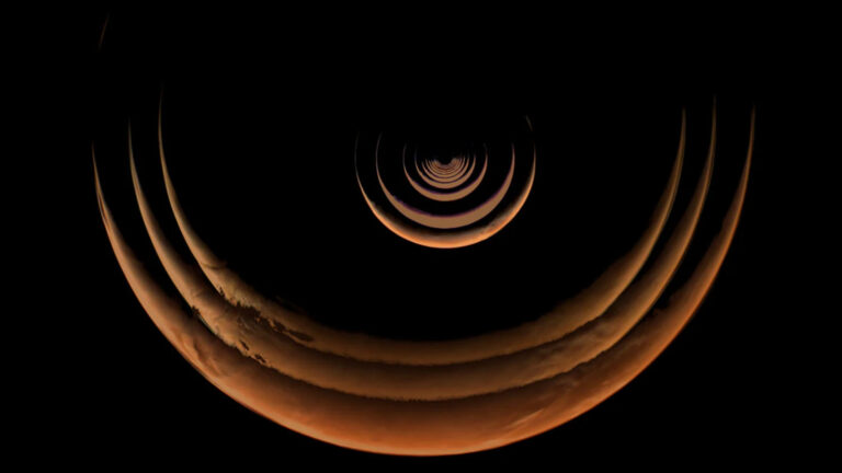La belleza del cosmos: admire este espectacular timelapse de Marte