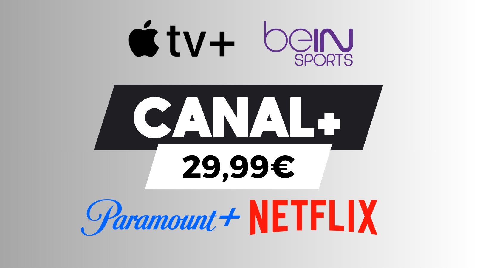 Canal+, Netflix, HBO Max y Apple TV reunidos por 29,99€