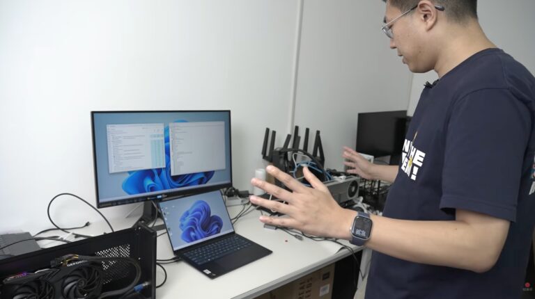 Este portátil ARM ejecuta una GeForce RTX 4060 en eGPU