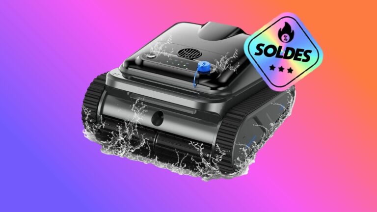 Este robot de piscina rebajado al -51% limpia el fondo