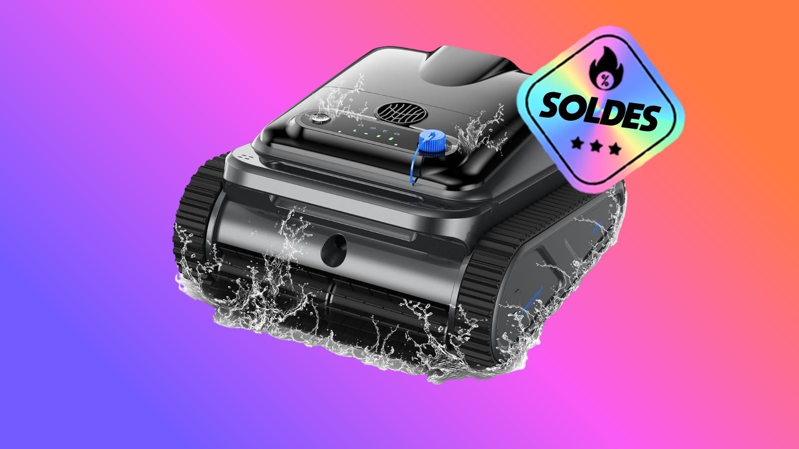 Este robot de piscina rebajado al -51% limpia el fondo