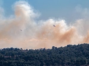 Incendio histórico en el Aude: la contaminación del aire se