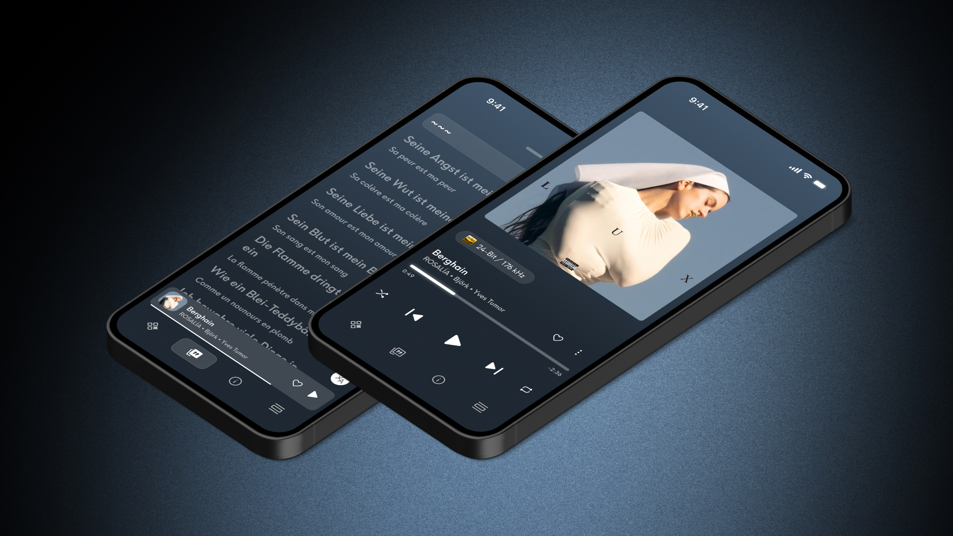 La app Qobuz presenta un nuevo reproductor y letras en