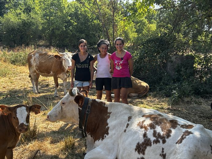 "Solo nos vemos aquí con nuestros animales y nuestros campos":