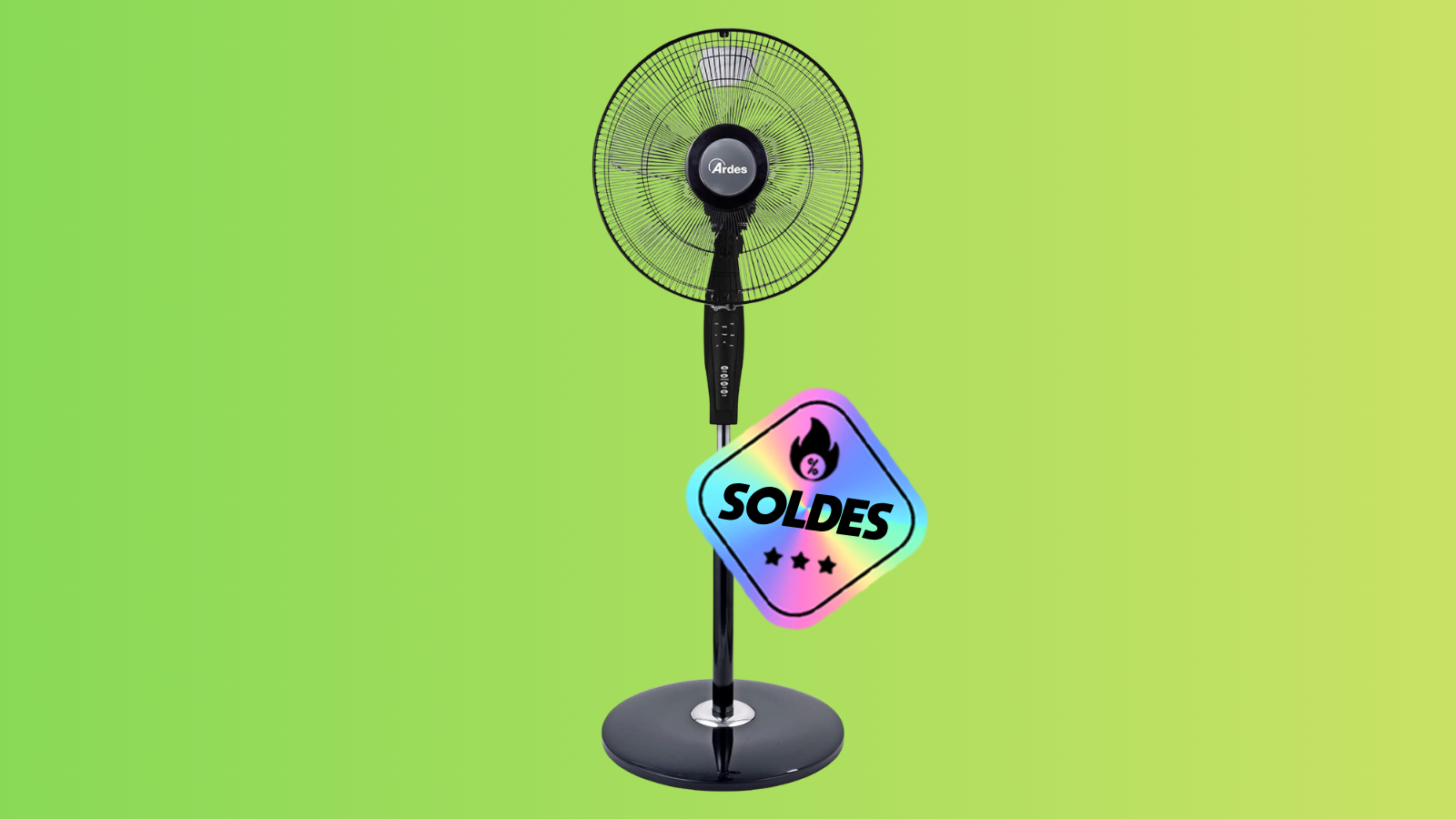 Ventilador de pie Ardes a 59,90€, una de las últimas