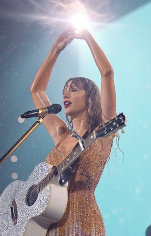 Maquillage imperméable Taylor Swift Spectacle de pluie de Foxborough