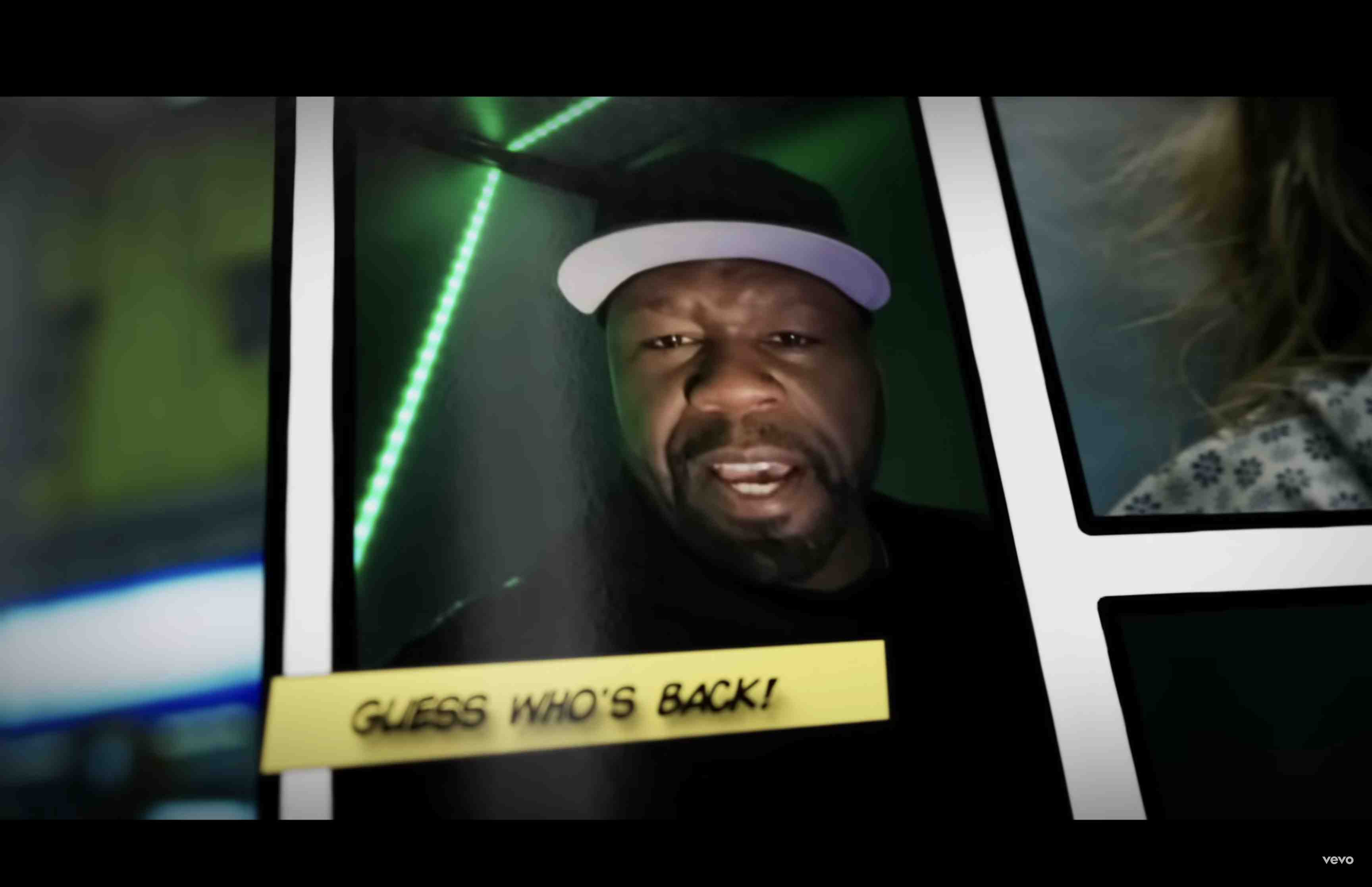 La vidéo de la nouvelle chanson voit également 50 Cent faire une apparition