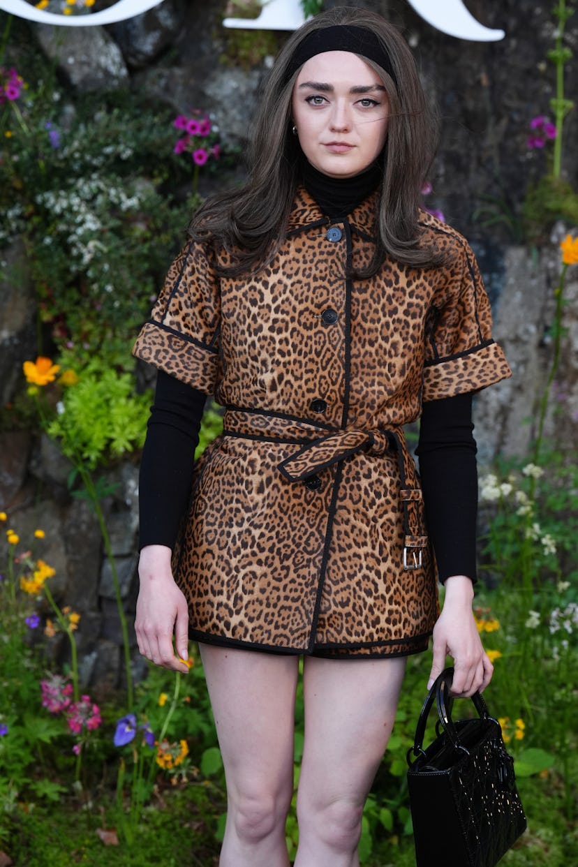 Maisie Williams participe au spectacle Dior Cruise 2025 au château de Drummond, dans le Perthshire.  Date de la photo : lundi...