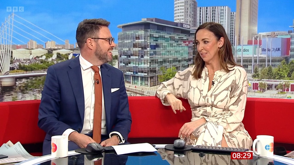 Sally Nugent a ri en soulignant que leur collègue peut fournir des rapports, mais qu'elle ne peut pas contrôler le climat.