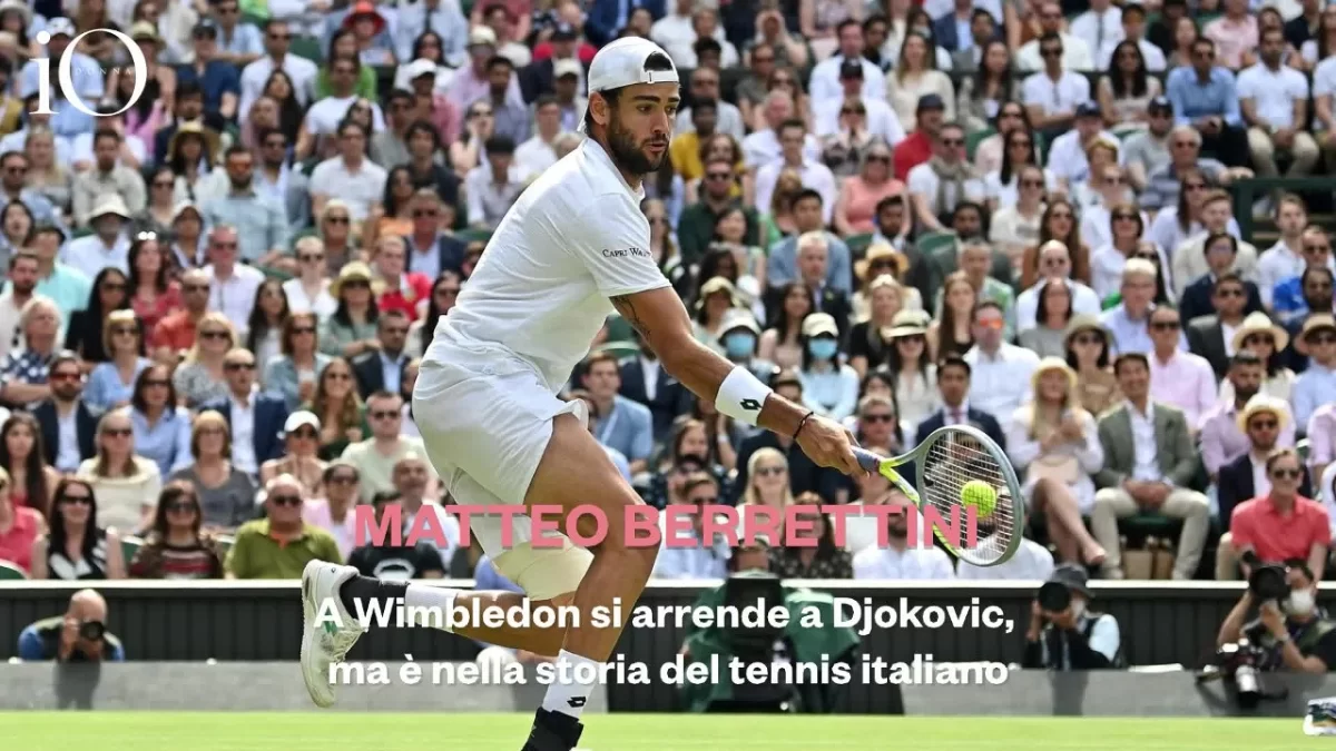 Matteo Berrettini perd la finale de Wimbledon, mais entre dans l'histoire du tennis italien