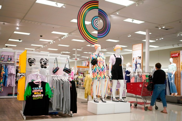 Produits Pride dans un magasin Target