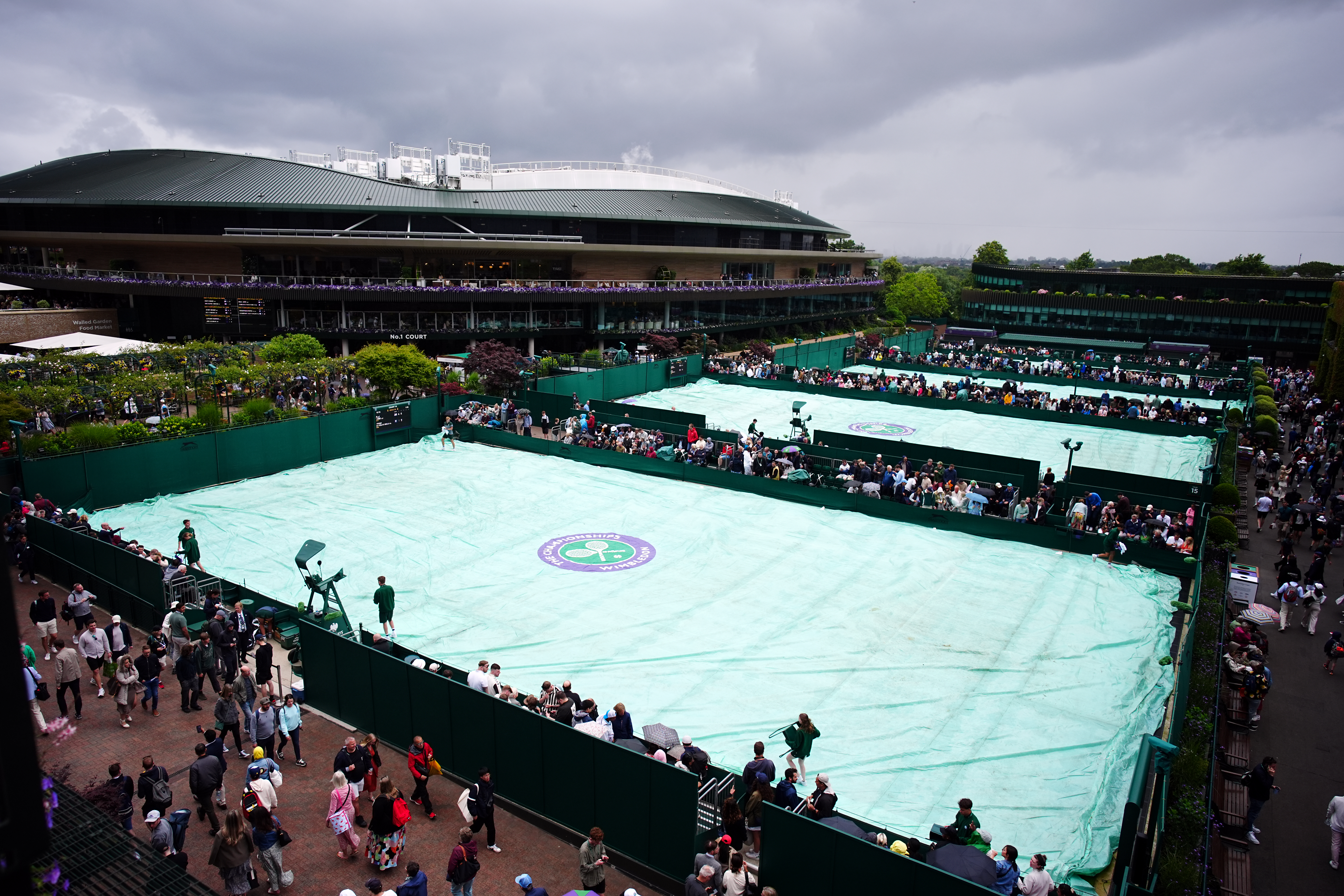 Des interruptions sont probables à Wimbledon aujourd'hui