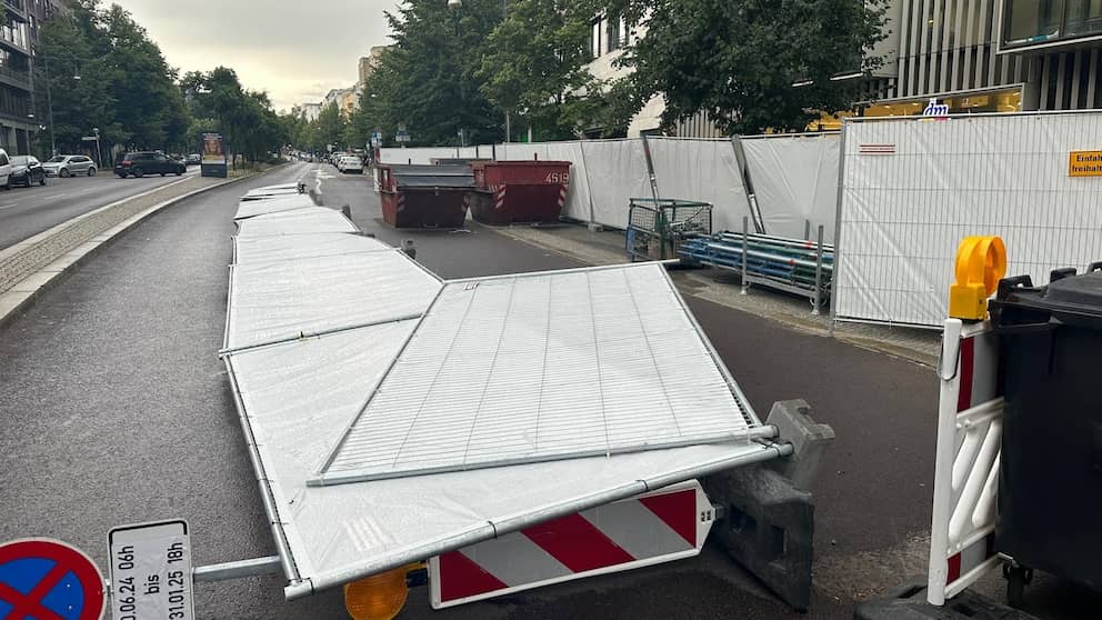 La tempête a causé quelques dégâts