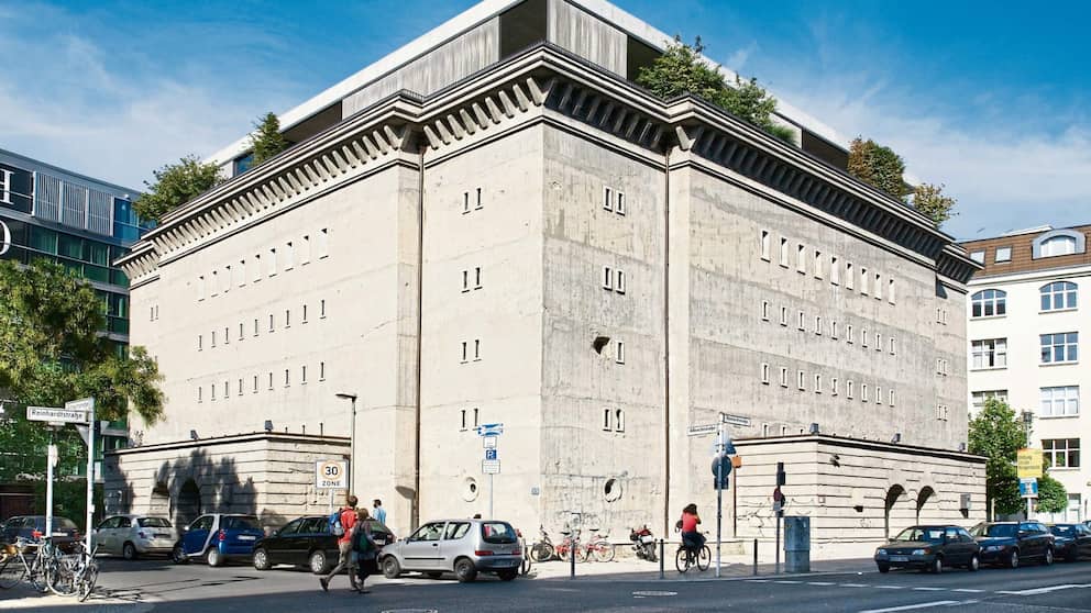 Il fait beau et frais dans l'ancien abri anti-aérien de la Reinhardtstrasse