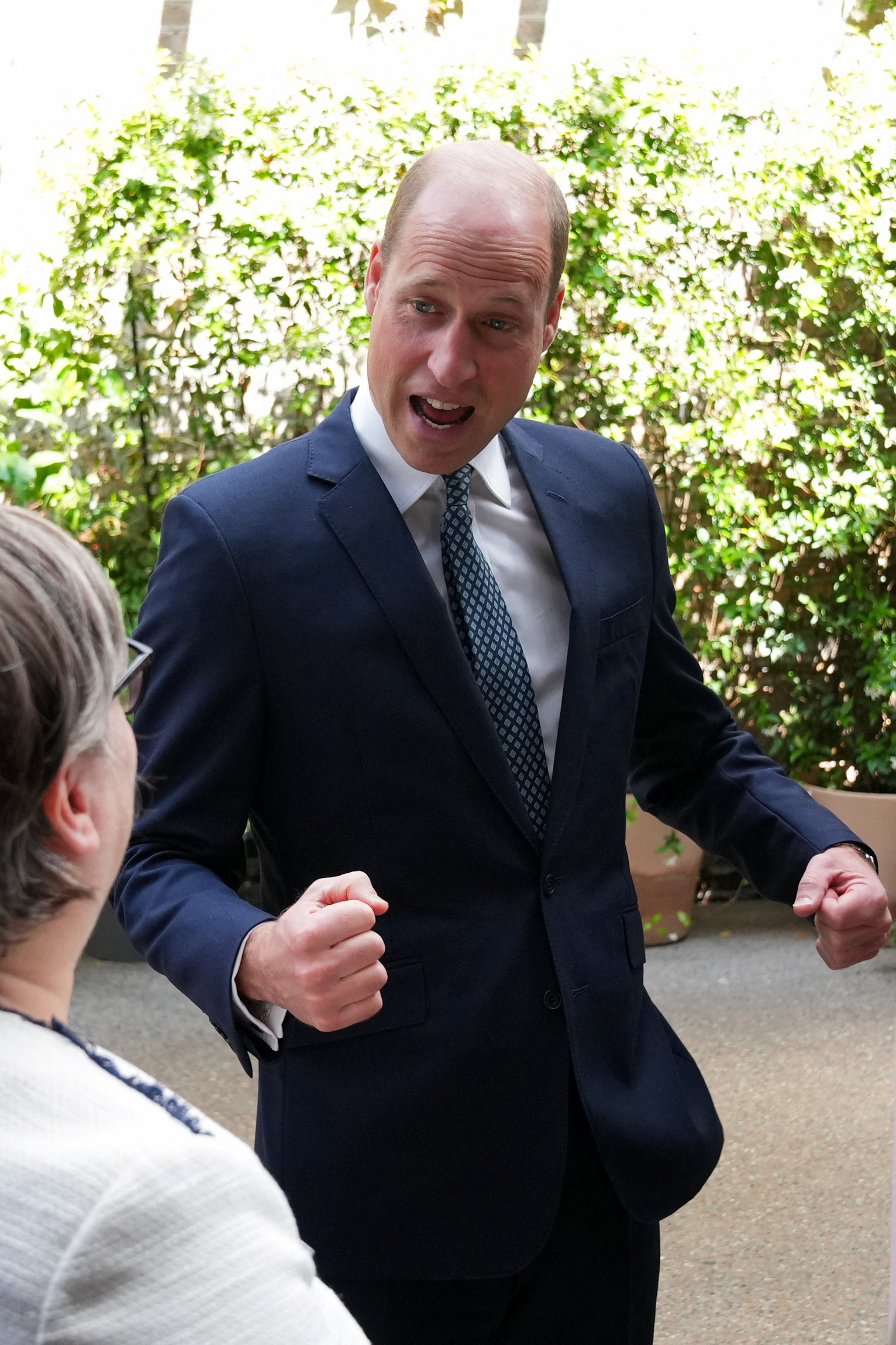 Le prince de Galles lors d'une visite au 100 Barrington à Lambeth, Londres, le 11 juillet