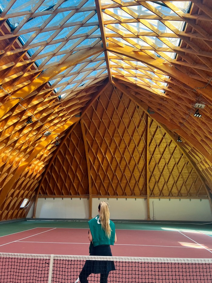 L'auteur chez Tennis de la Cavalerie