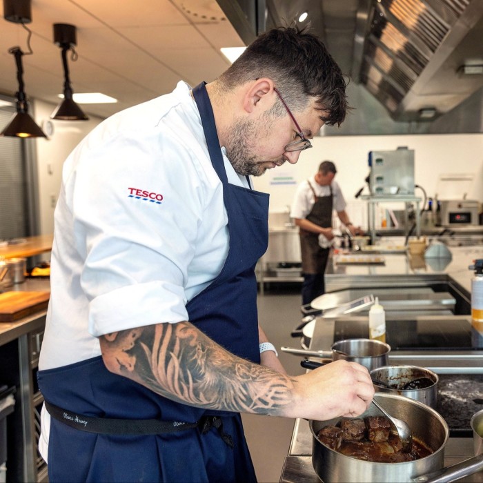 Jamie Robinson, chef exécutif du centre de développement alimentaire de Tesco 