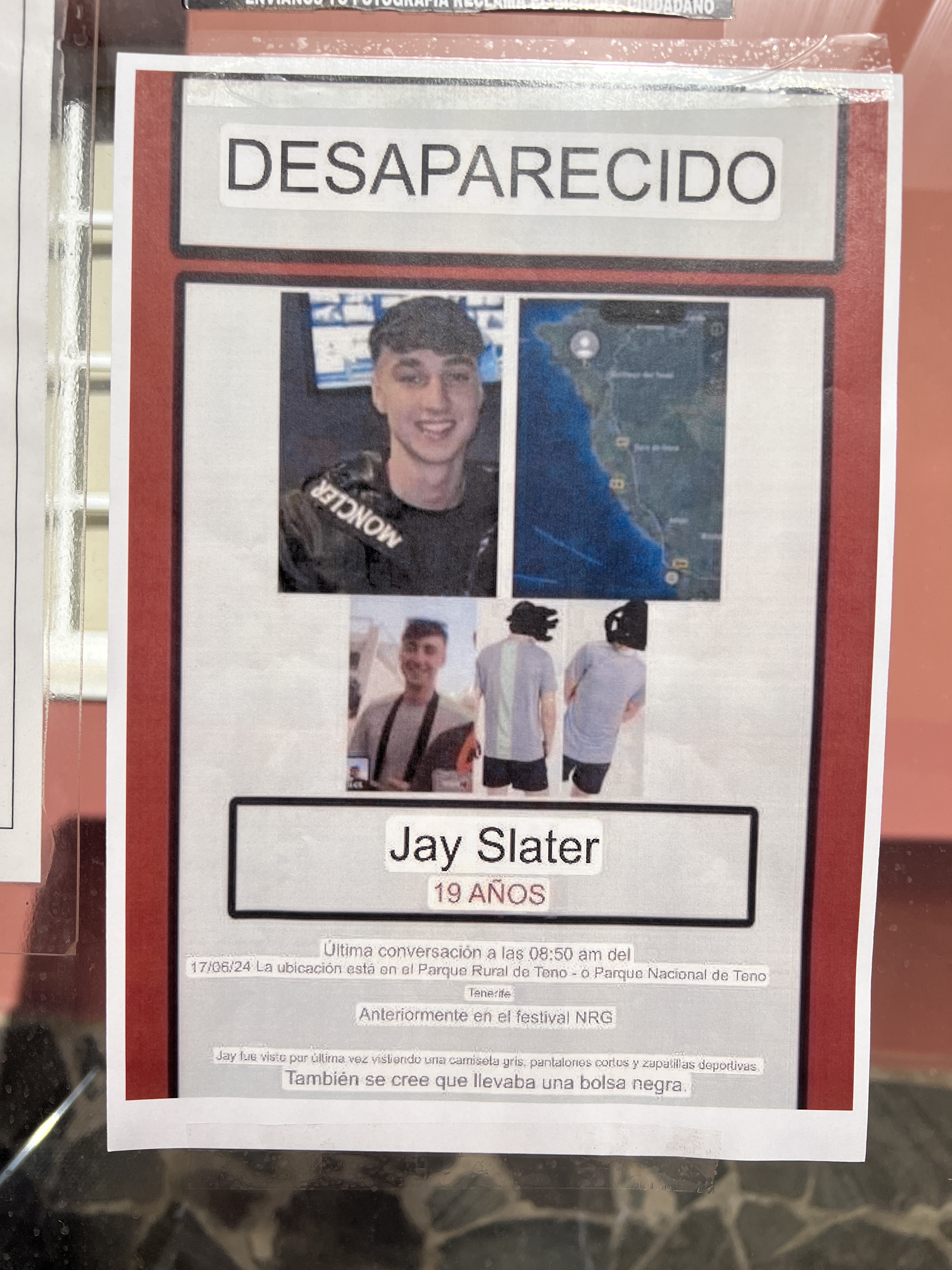 Des affiches de personnes disparues ont été vues partout à Tenerife au cours des quatre dernières semaines