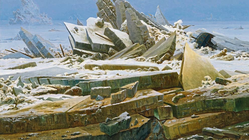 Rare prêt de Hambourg : « La mer de glace » de Caspar David Friedrich
