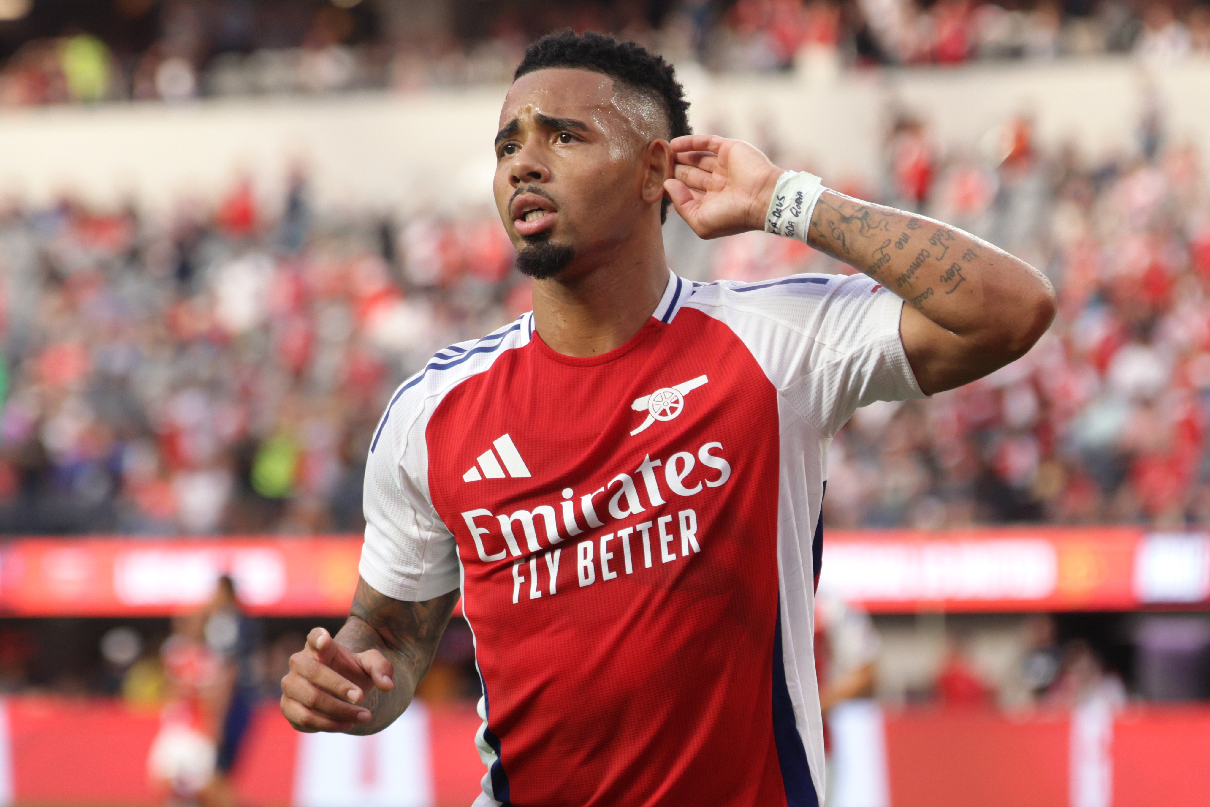 Gabriel Jesus a inscrit le but égalisateur d'Arsenal