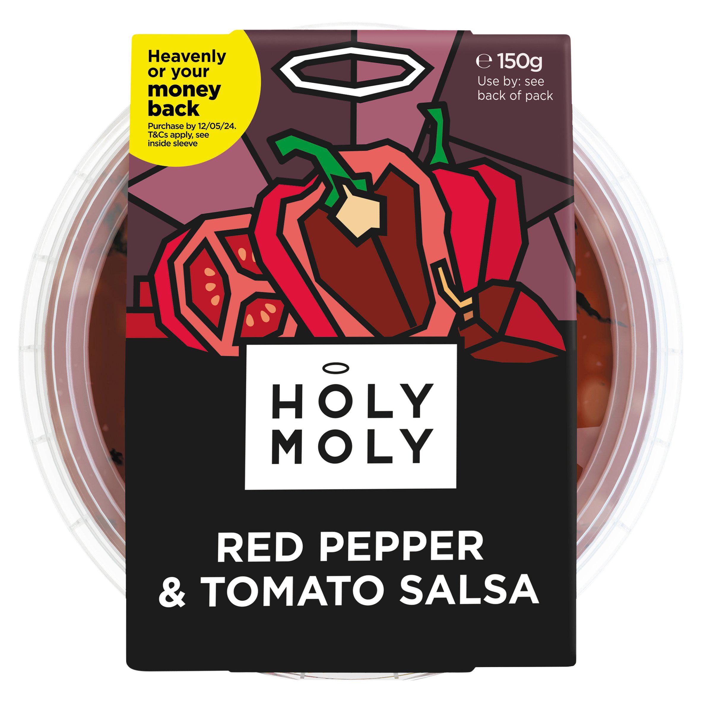 La salsa aux poivrons rouges et aux tomates de Holy Moly coûte seulement 1,50 £ chez Sainsbury's avec une carte Nectar