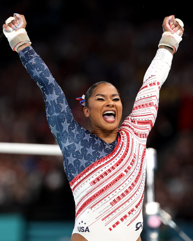 Maquillage de gymnastique de Jordan Chiles