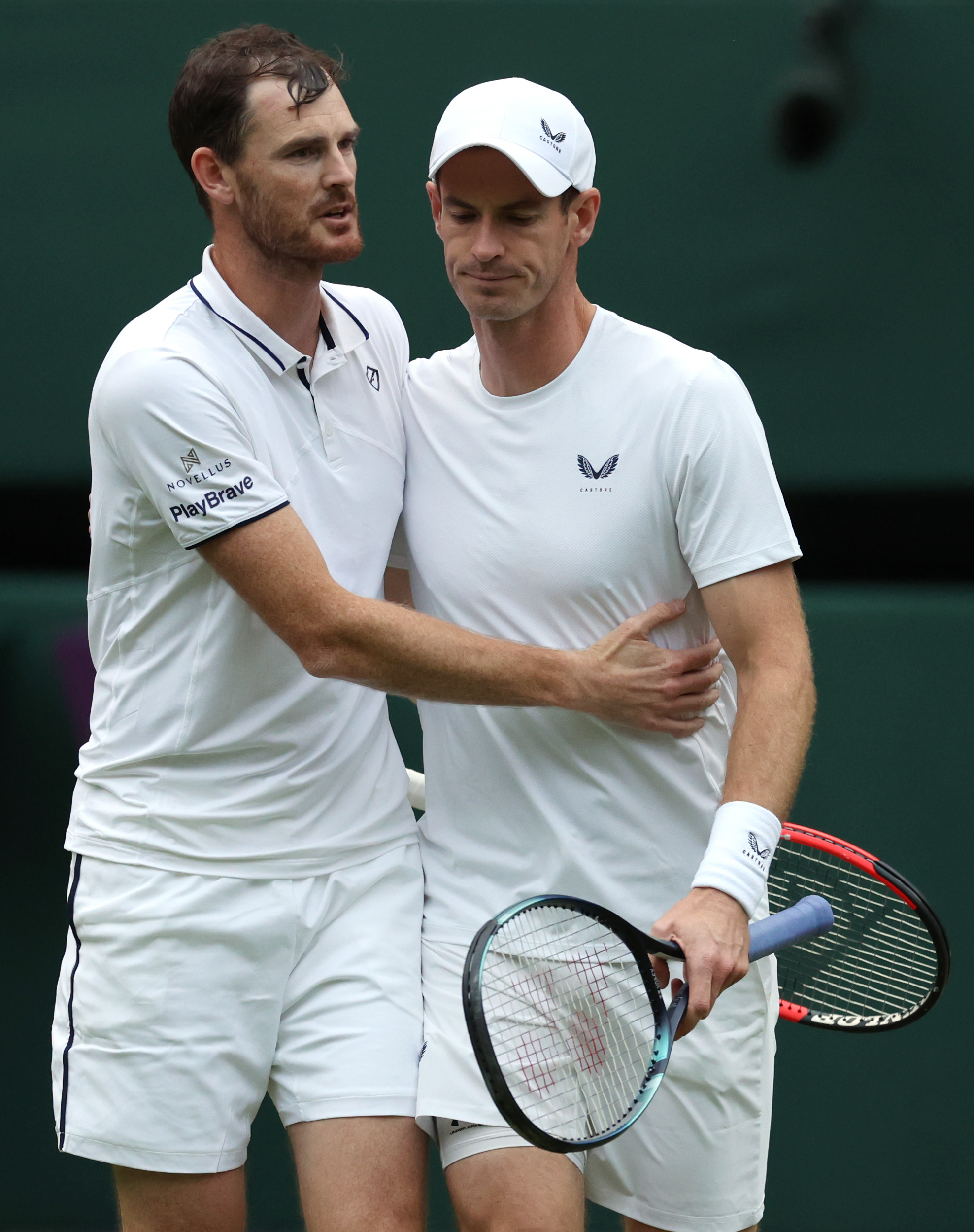 Andy Murray s'incline lors du double de Wimbledon avec Jamie