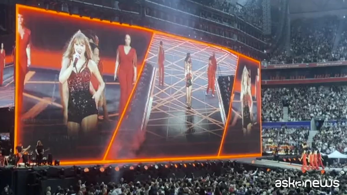 Taylor Swift, le compte à rebours pour Milan a commencé.  Et en attendant il rend fou Lyon