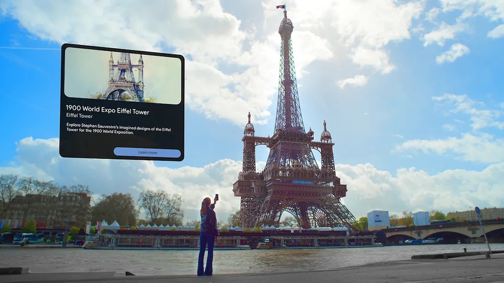 L'expérience AR montre la Tour Eiffel comme vous ne l'avez jamais vue auparavant