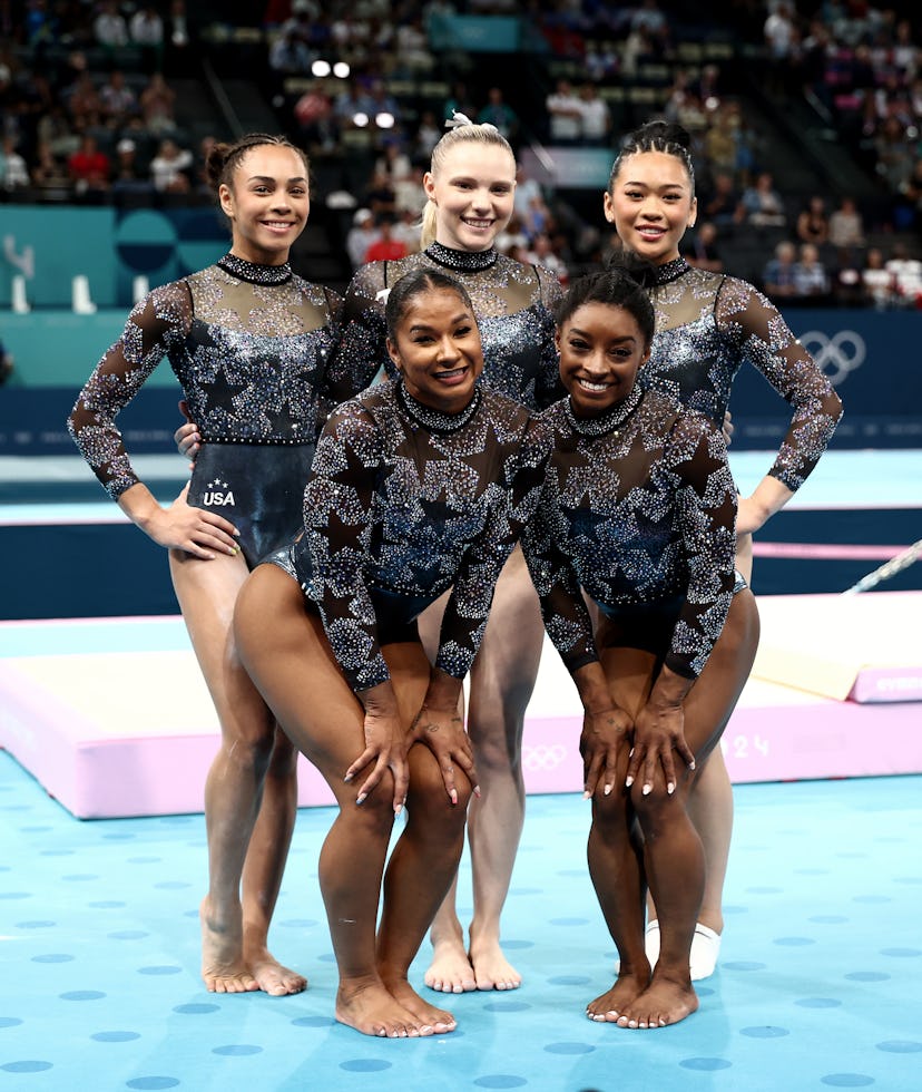 Tenues de justaucorps pour les qualifications de l'équipe de gymnastique des États-Unis