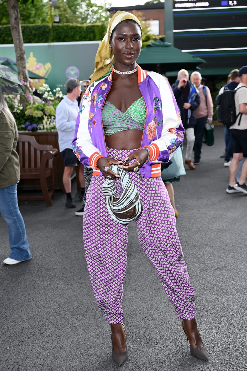 Jodie Turner-Smith à Wimbledon 2024