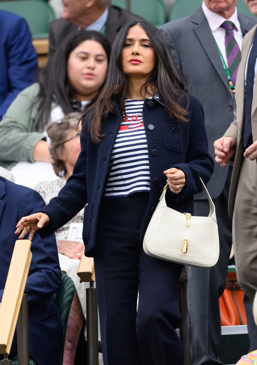 Salma Hayek à Wimbledon 2024