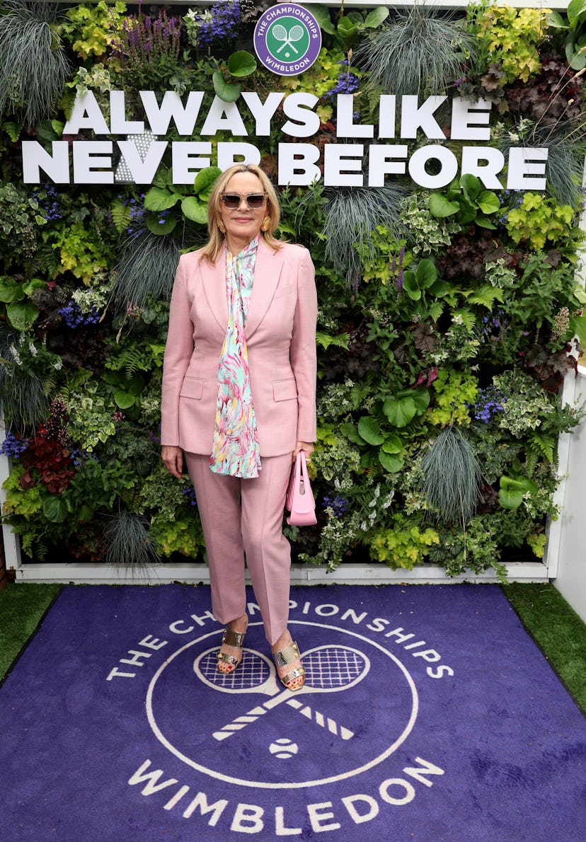 Kim Cattrall à Wimbledon 2024