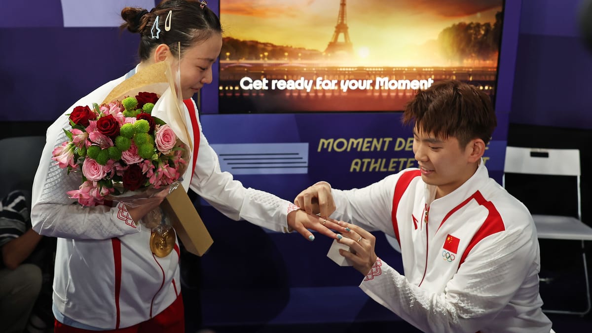 Jeux olympiques 2024 : la star du badminton Ya Qiong Huang reçoit l’or et une demande en mariage